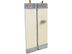 Zoofari® Arranhador para gato com superfície de sisal e pompom, cinzento e bege.