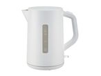 A white 1.7L electric kettle with a minimalist design.