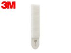 A white 3M Command strip with a textured surface and the 3M logo.