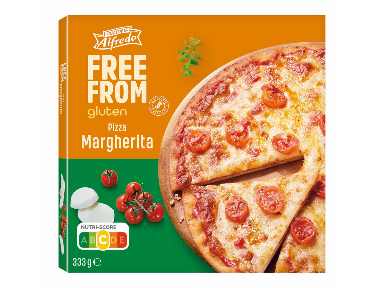 Ugrás a teljes képernyős nézethez: Gluténmentes pizza margherita – Kép 1
