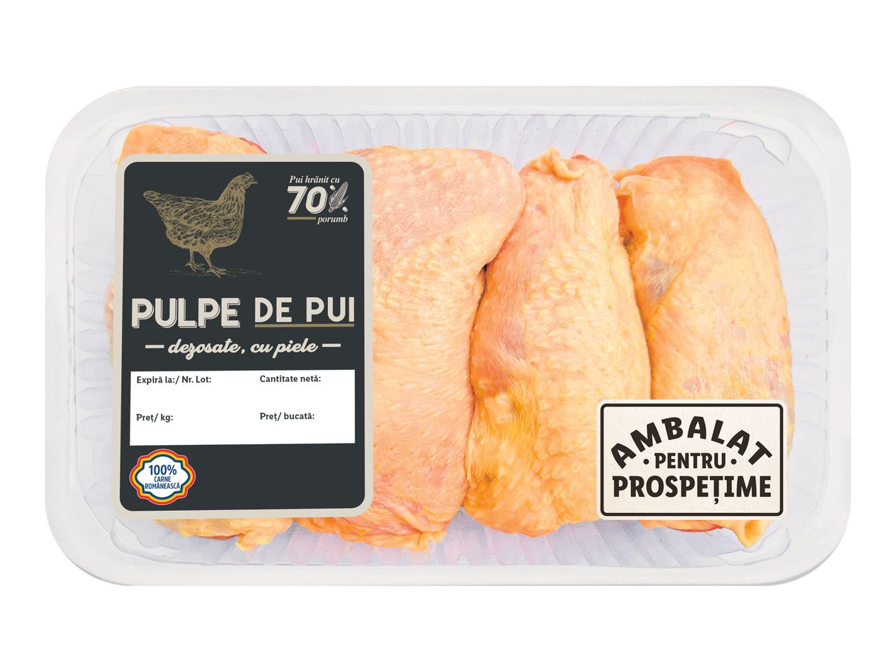 Pachet pulpe de pui dezosate.