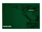 A Green Parkside Doormat.