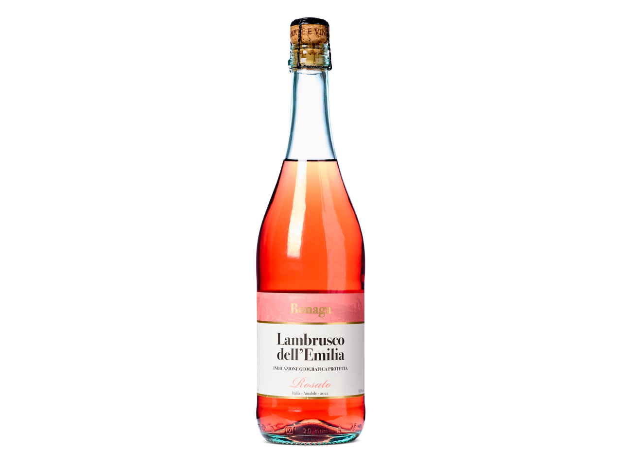 Bonaga Lambrusco dell'Emilia Rosato: een Italiaanse rosé sprankelwijn.