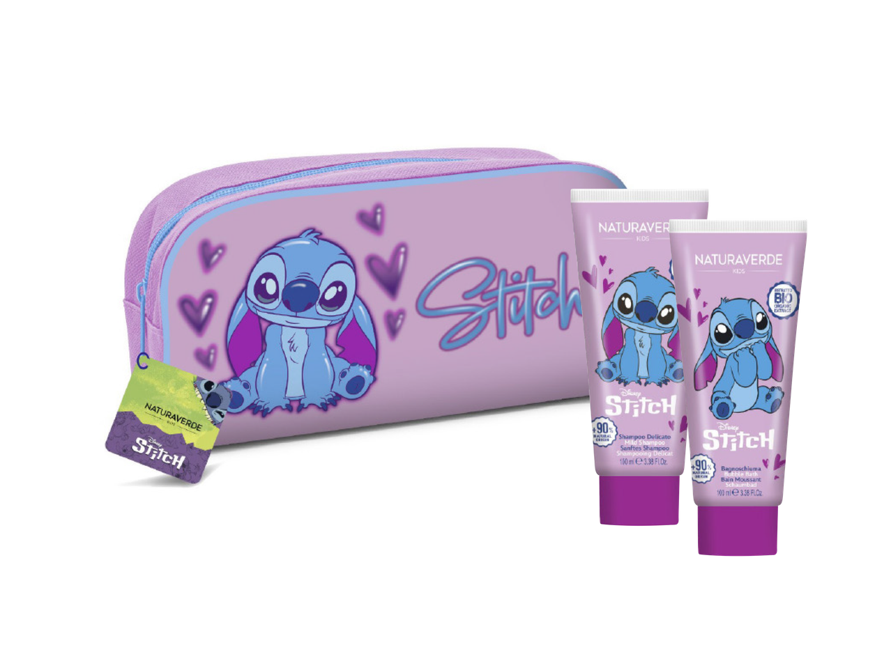 Kids Stitch Beautycase Shampoo + Bath Foam