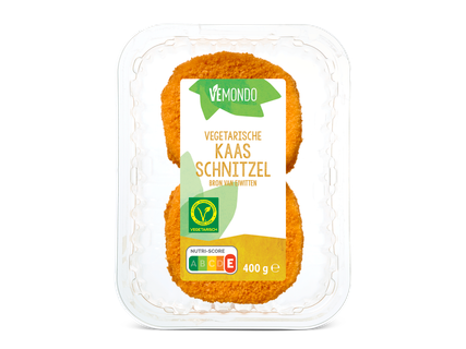 Vega kaasschnitzel of plantaardige kip krokantschnitzel