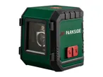 Green and black self-leveling cross line laser with lock and unlock switch