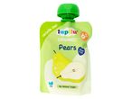 A pouch of Hipp Organic Pears baby food.