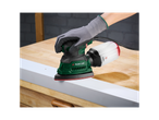 A Parkside sander is used to sand a wooden surface.