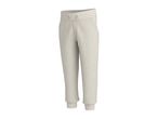 Light grey marl sweatpants with a drawstring waist and ribbed cuffs.