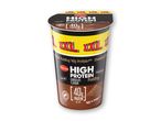 En kop Kellog's højprotein chokolade milkshake.