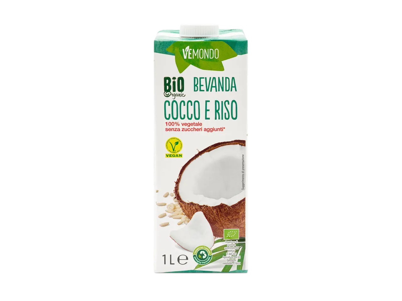 Bio Organic Bevanda cocco e riso Bio