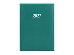 A teal 2027 diary or planner with the year printed in white on the cover.