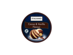 Gelado ITALIAMO: sabor a cacau e baunilha.