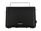 Black Silvercrest toaster with metal handle and control knob
