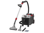 Прахосмукачка за мокро и сухо почистване с различни приставки и аксесоари.