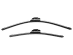 Two ULTIMATE SPEED® wiper blades with spoiler, on a black background.