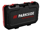 PARKSIDE PERFORMANCE® 20V Cordless Hammer Drill case, black with red accents.