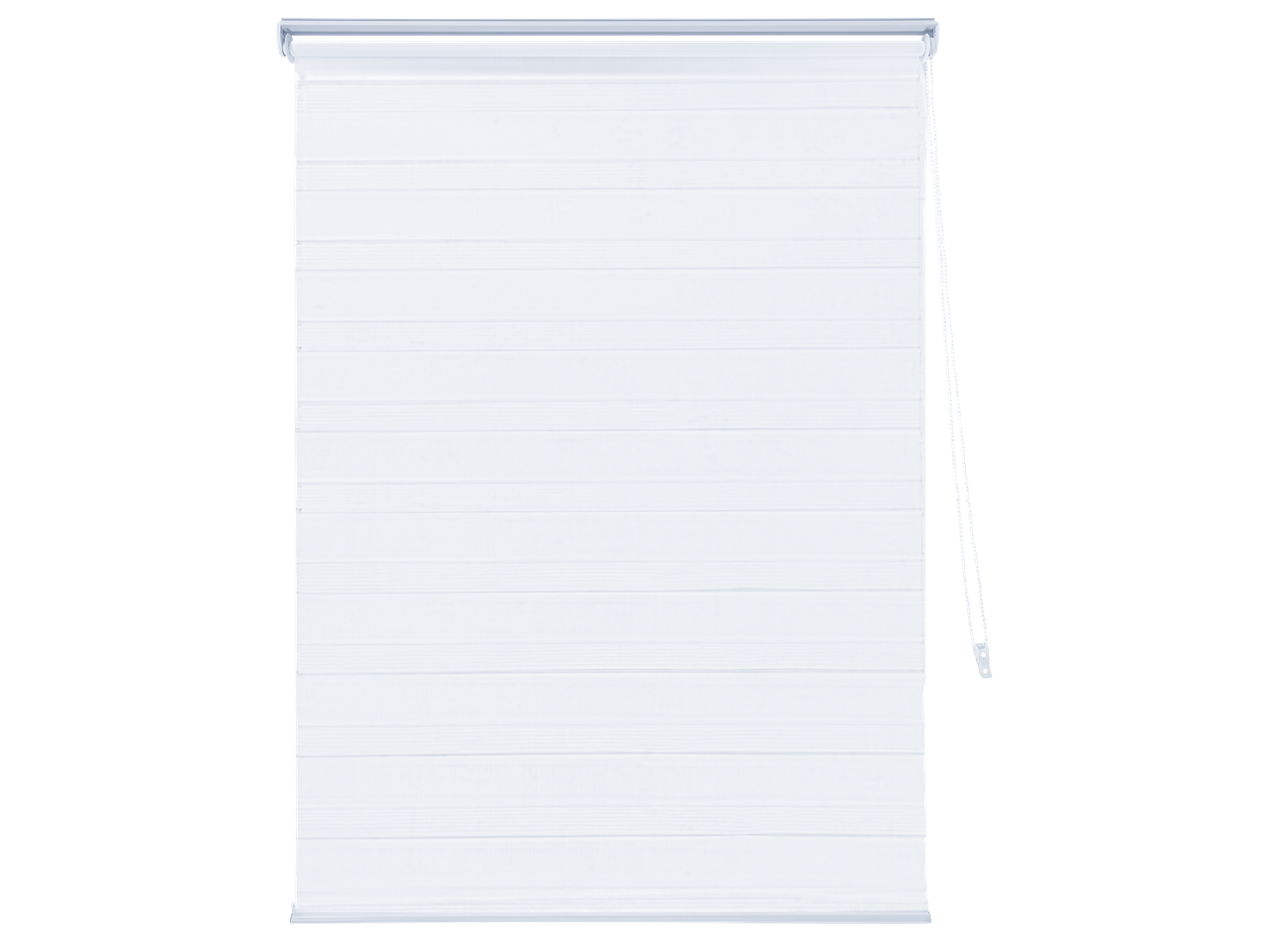 Бели щори на черен фон.