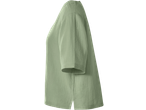 Bluză de muselină ESMARA pentru femei, de culoare verde deschis, vedere laterală.