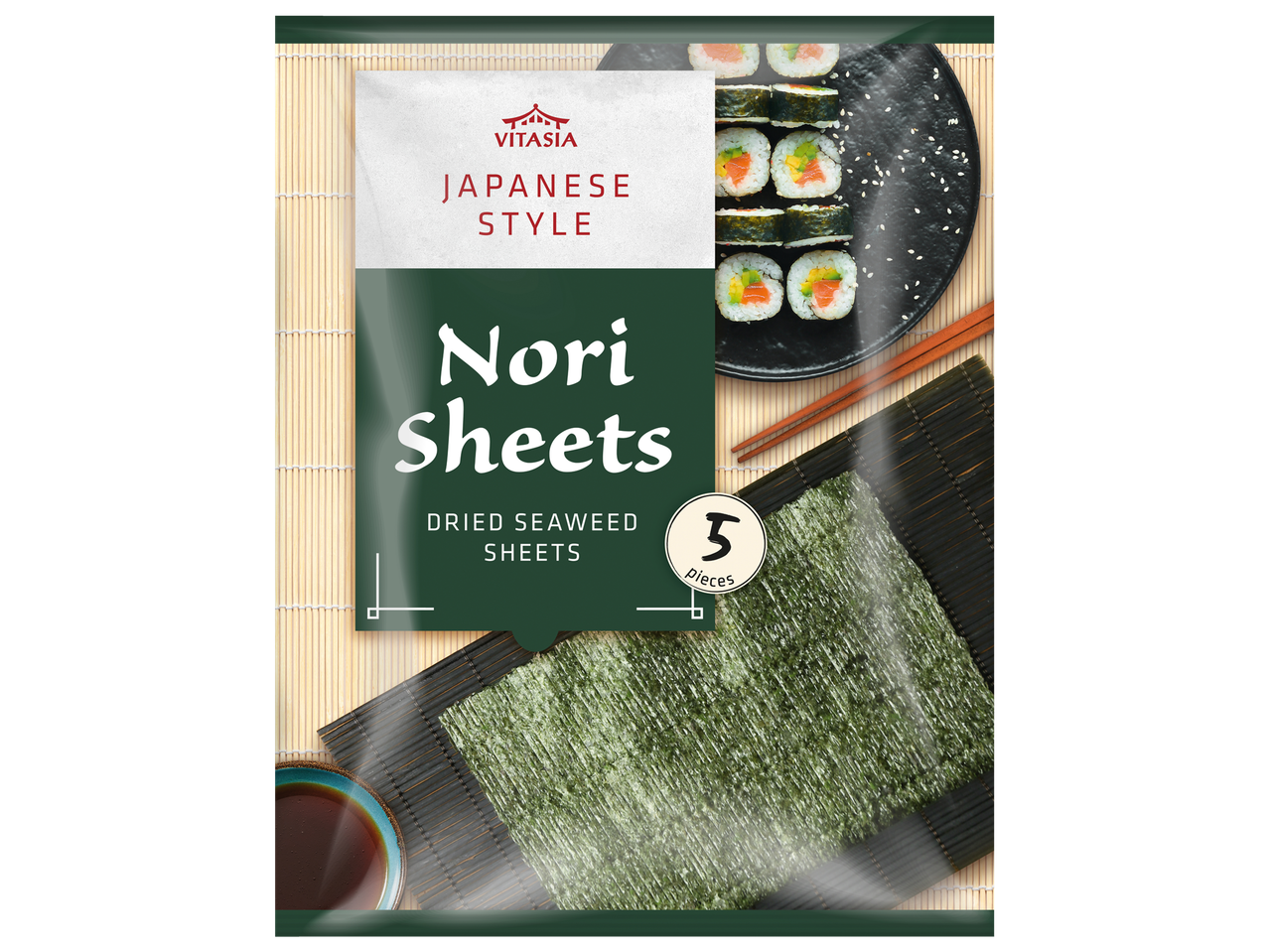 Vitasia nori vellen, Japanse stijl, voor sushi.