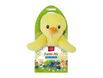 Easter gift set with a yellow plush chick and milk chocolates, featuring a lamb and bunny.