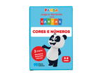 Panda Joga e Aprende com Cartas: Cores e Números, um jogo de cartas para 3-5 anos da Porto Editora.