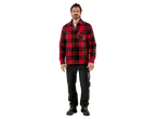 PARKSIDE® Men's Overshirt in red and black plaid