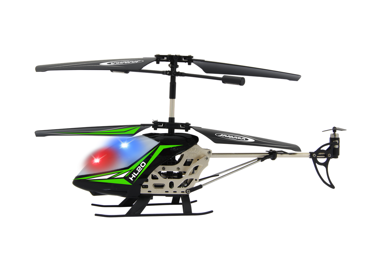 JAMARA® nuotoliniu būdu valdomas sraigtasparnis su žaliais ir baltais akcentais