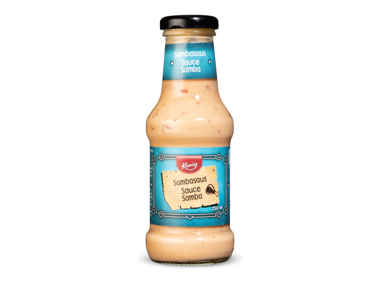 Kania Samba saus: romige saus in een fles.