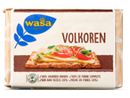 Wasa volkoren knäckebröd: 100% volkoren granen, rijk aan vezels (20%).