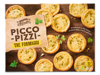 Trattoria Alfredo Picco Pizzi Tre Formaggi: 12 vriesverse mini pizza's.