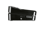 Black electronic device, likely a printer or scanner.