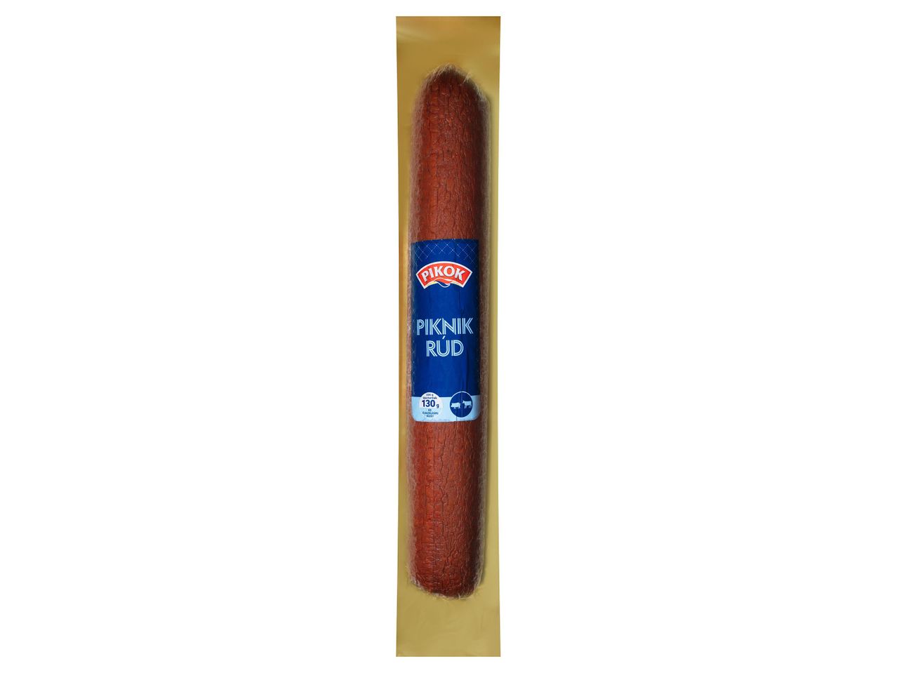 Pikok Piknik Rúd kolbász, 130g-os csomagolásban.