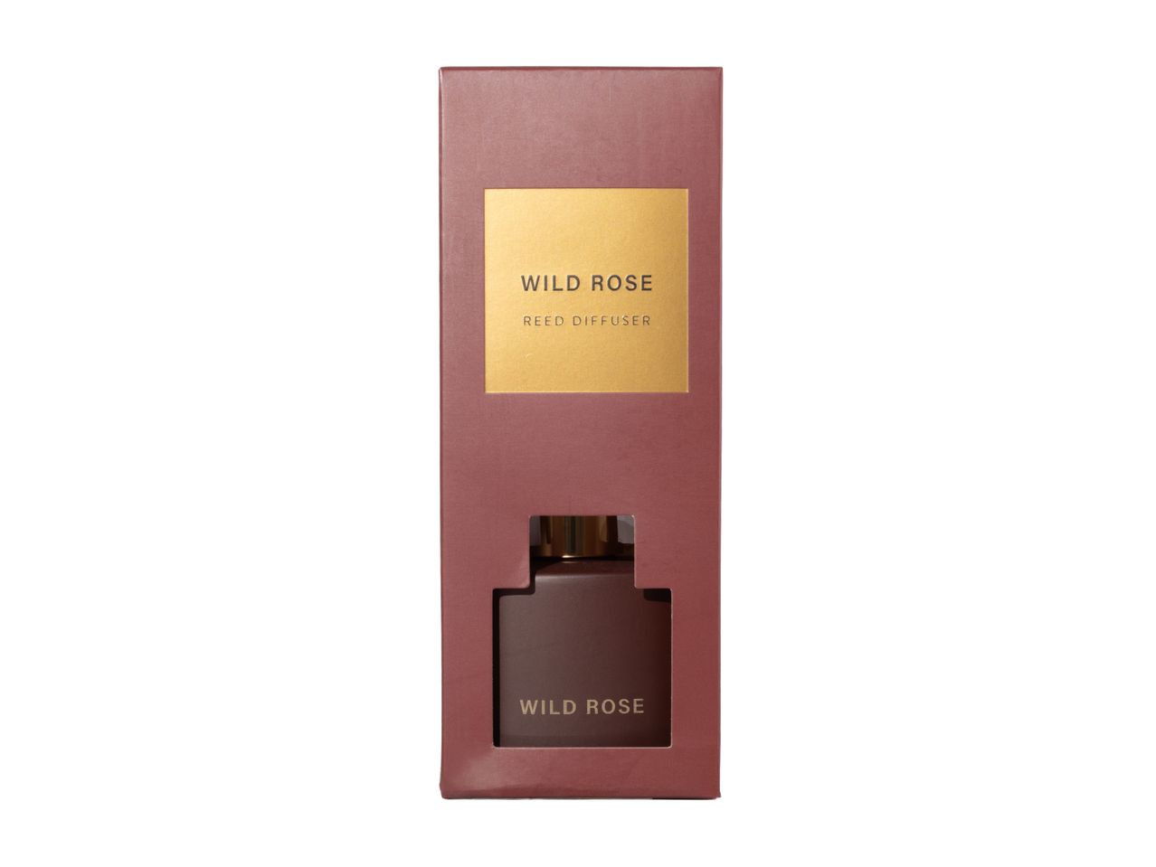 Wild Rose reed diffuser in a dusty pink gift box