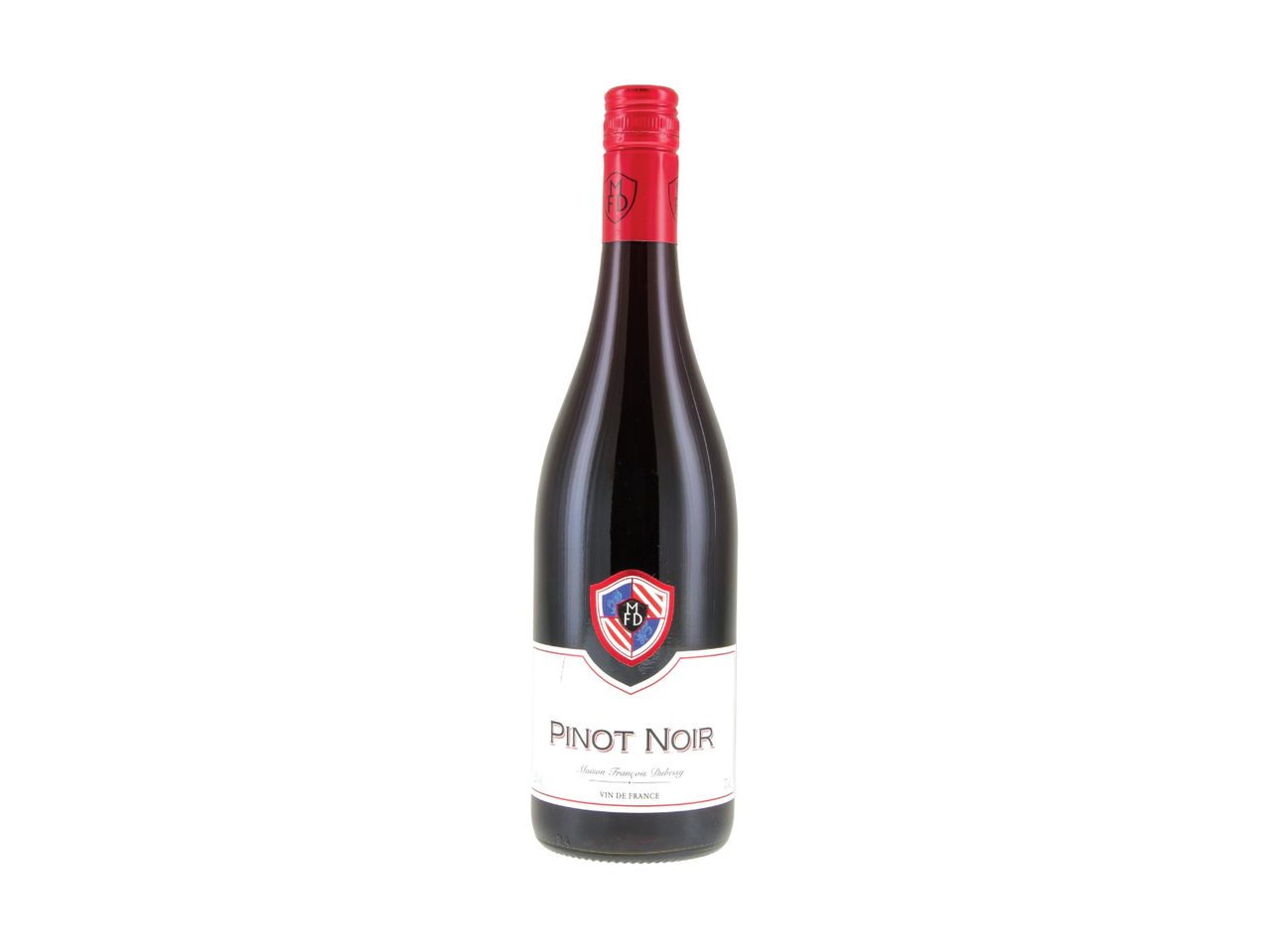 A bottle of Mount Difficulty Pinot Noir red wine.