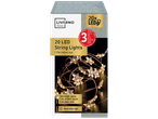 Livarno Home 20 LED girlianda su šiltomis baltomis žvaigždutėmis, bendras ilgis 2,3m.