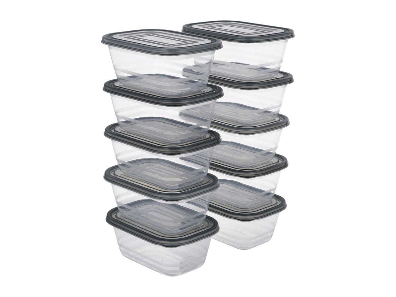 Silvercrest 0.6L Food Storage Containers - 10 Pack