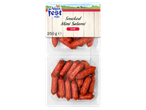 Smoked Mini Salami with Chilli, 250g, in clear plastic packaging.