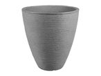 Grey textured planter pot