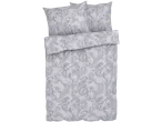 Set de lenjerie de pat cu imprimeu paisley, gri-argintiu.