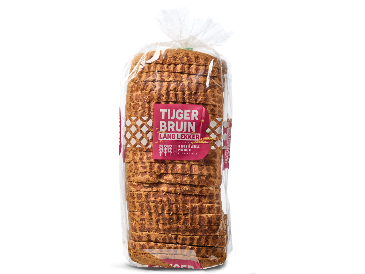 Tigger Brun volkorenbrood: gesneden brood in verpakking.