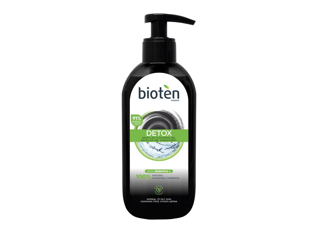 Bioten Detox Micellar Cleansing Gel για κανονικό έως λιπαρό δέρμα.