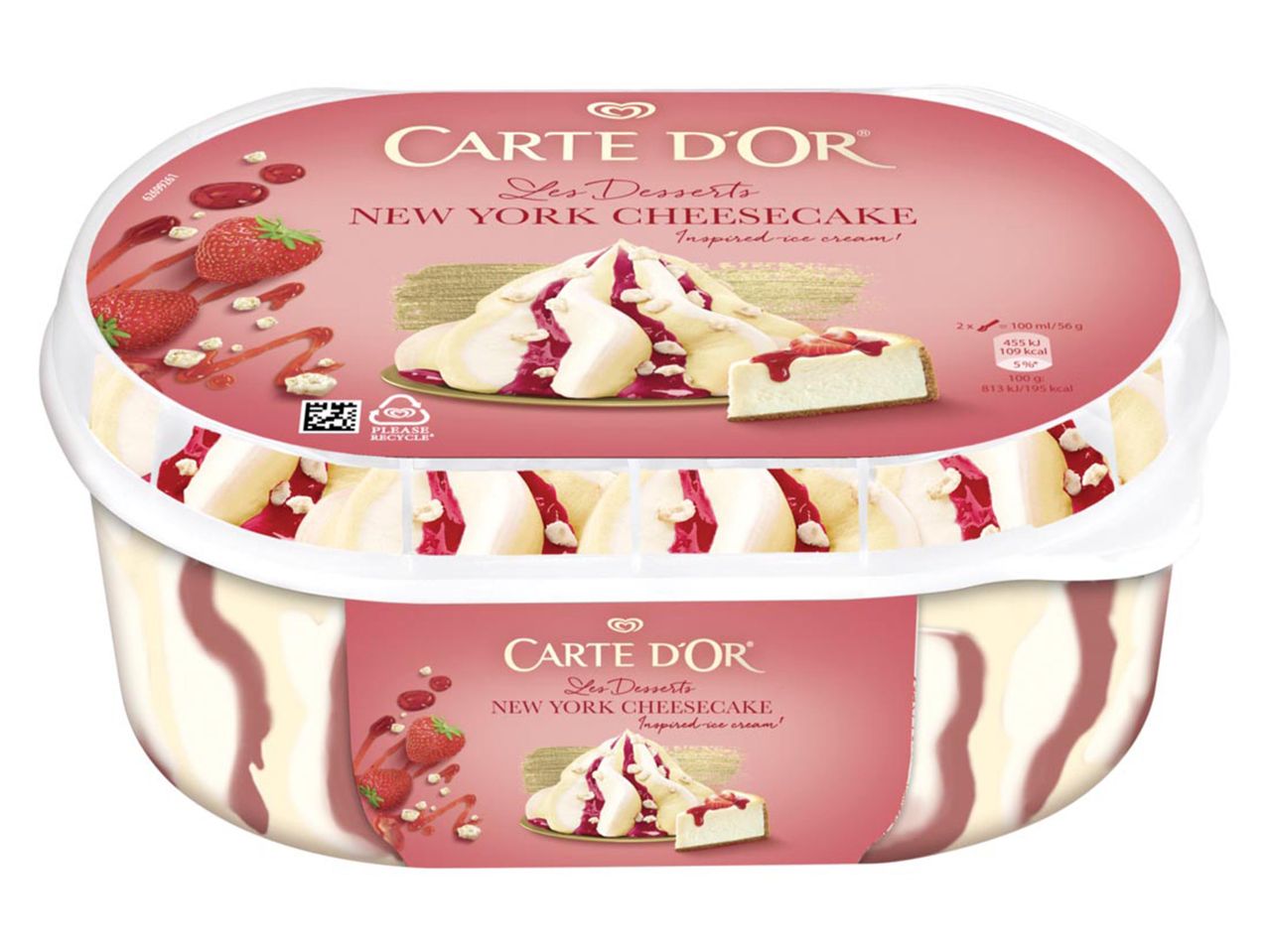 Carte D'Or New York sajttorta ízesítésű fagylalt
