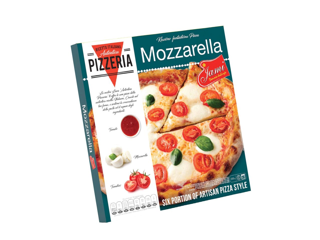 Pakovanje mocarele za picu.