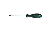 Parkside Phillips head screwdriver with a black and green handle