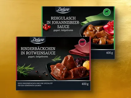 Deluxe Rinder-/Kalbsbäckchen/Rehgulasch