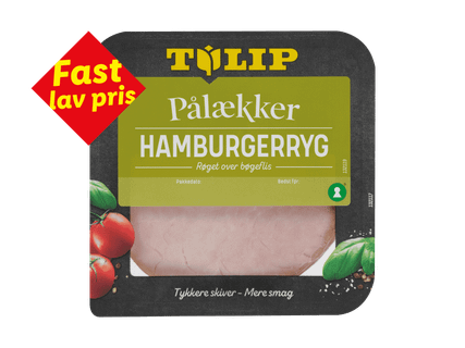 Pålækker hamburgerryg
