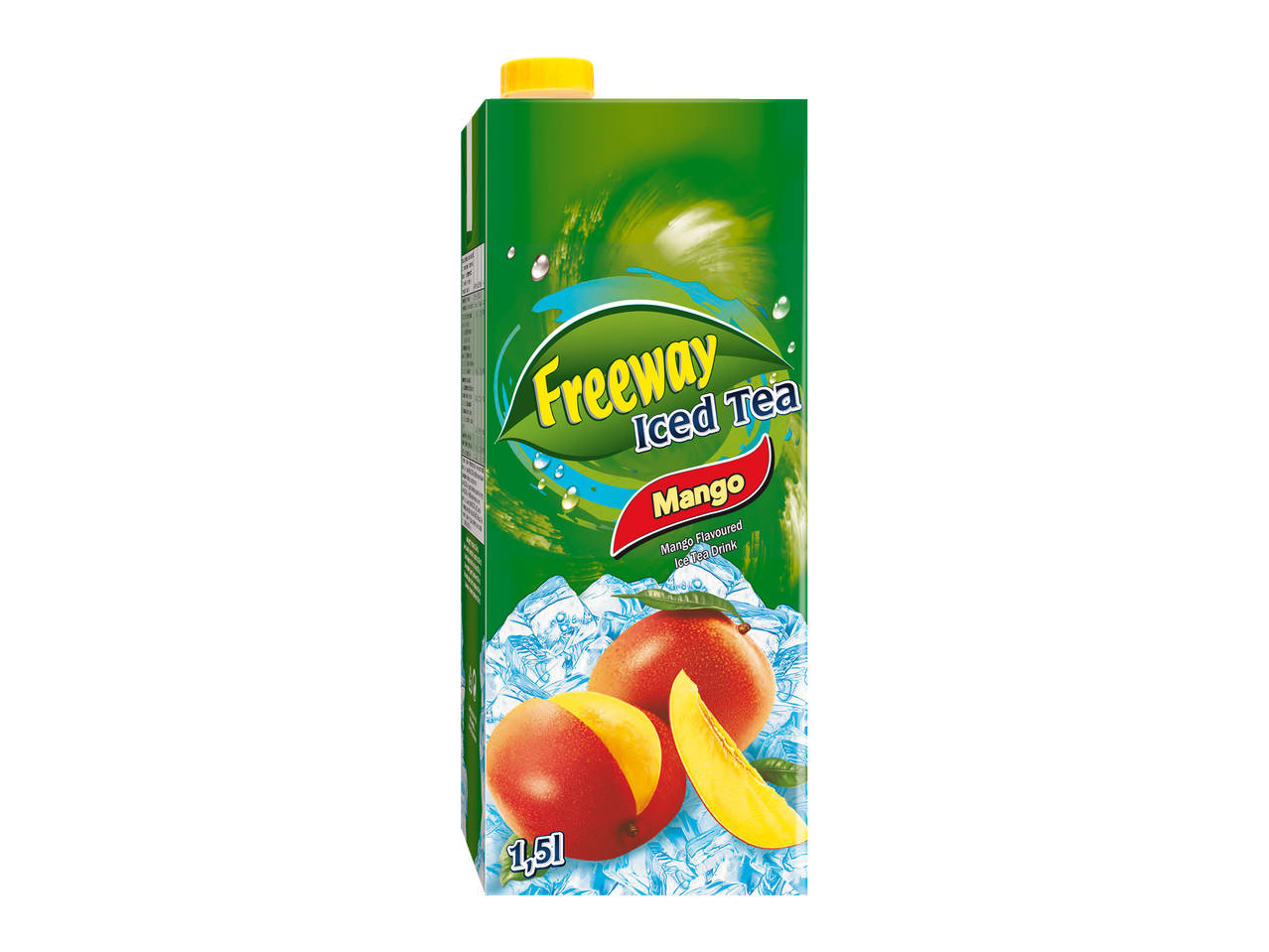Freeway IJs thee Mango smaak 1,5L pak.