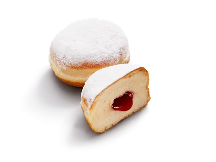 Berliner mit Mehrfruchtfüllung