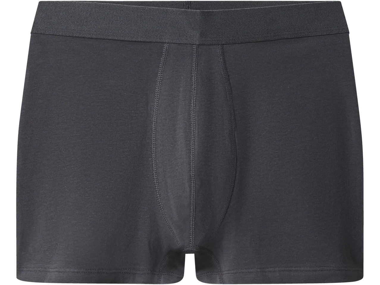 Esmara® 3 gab. tumši pelēku bokseršortu iepakojums